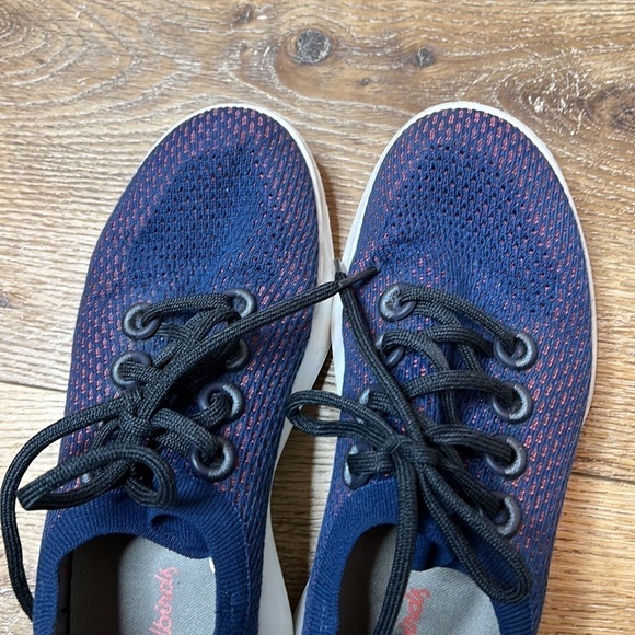 Allbirds Navy & Orange Tree Dasher Size 9 - Picture 6 of 8